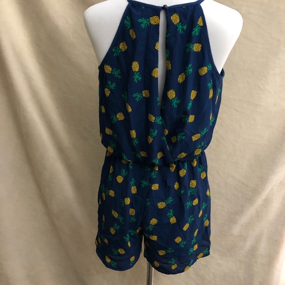NWT As U Wish pineapple romper - Picture 3 of 8